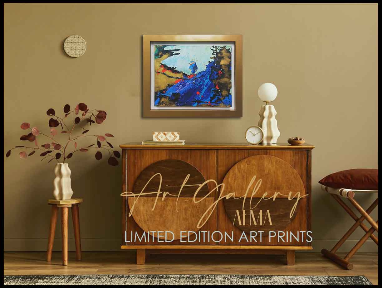 Image where we can see the home decor section of the art gallery alma where they sell the best in art prints for sale, original art for sale, and original paintings for sale